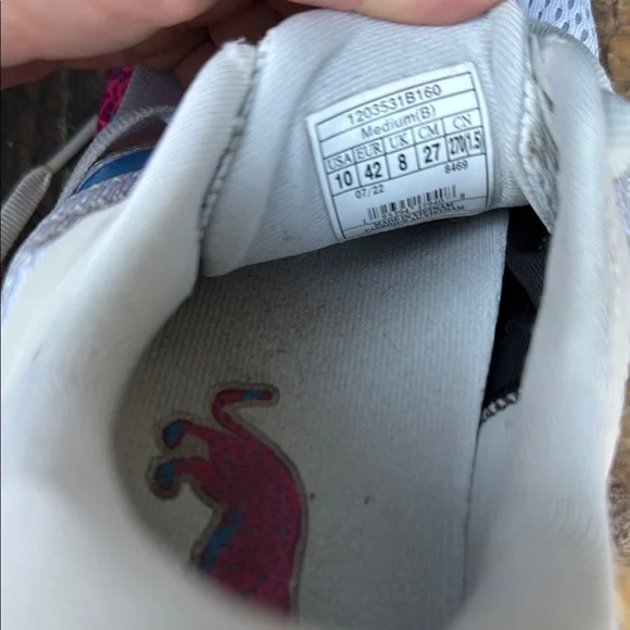 Brooks Women's Running Shoes - White, Blue, Pink - Picture 11 of 16